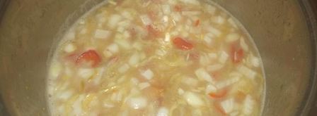 гороховый крем-суп на копченных ребрышках. Шаг 7