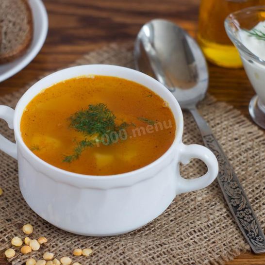 Рецепт горохового супа без мяса
