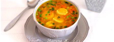 гороховый суп с чесночными рулетиками. Шаг 11