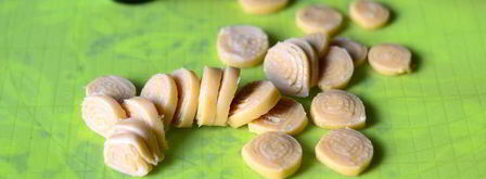 гороховый суп с чесночными рулетиками. Шаг 10