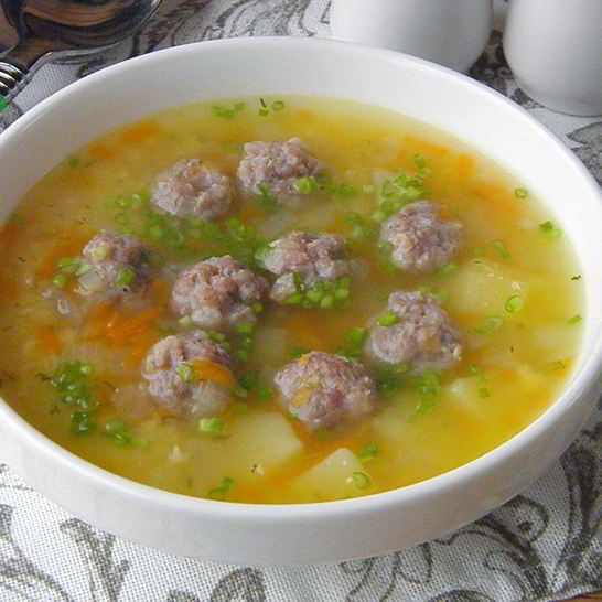 Рецепт горохового супа с фаршем