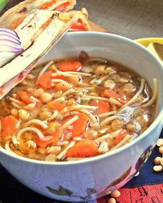 Гороховый суп с итальянским акцентом