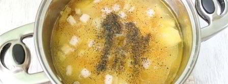 гороховый суп с копченой грудинкой. Шаг 9