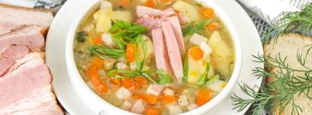 гороховый суп с копченой грудинкой. Шаг 11