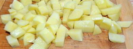 гороховый суп с копченой курицей. Шаг 3