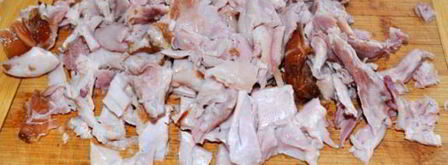 гороховый суп с копченой курицей. Шаг 5