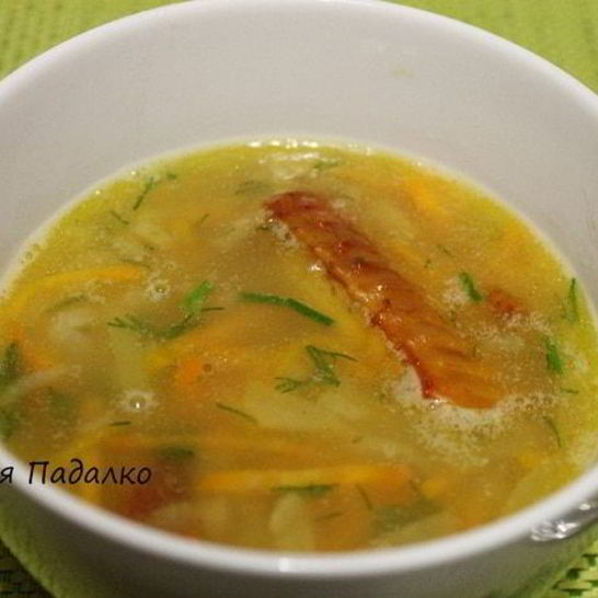 Рецепт горохового супа с копчеными крылышками