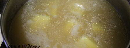 гороховый суп с копчеными крылышками. Шаг 4