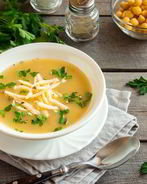 Гороховый суп с сыром