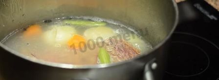 густой гороховый суп с мясом. Шаг 2