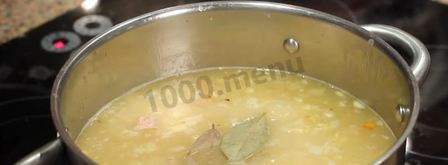 густой гороховый суп с мясом. Шаг 23
