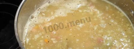 густой гороховый суп с мясом. Шаг 25