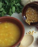 Густой постный гороховый суп