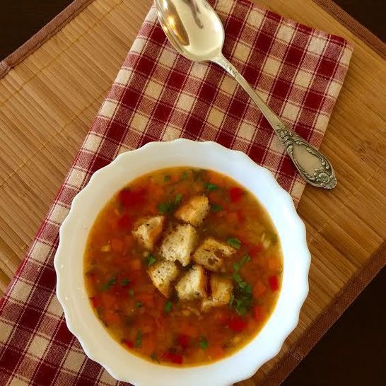 Рецепт постного горохового супа