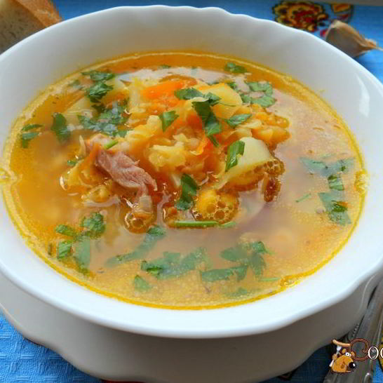 Рецепт супа горохового с копченой курицей