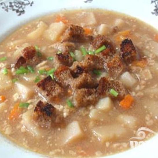 Рецепт супа горохового с орехами