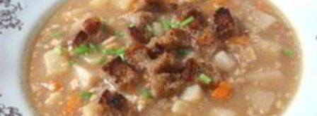 суп гороховый с орехами. Шаг 4