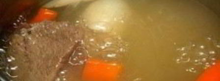 суп гороховый с сухариками. Шаг 3