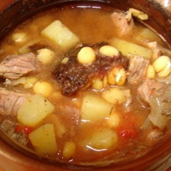 Рецепт супа горохового в горшочке