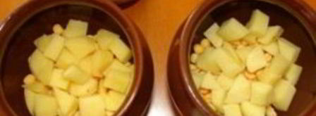 суп гороховый в горшочке. Шаг 2