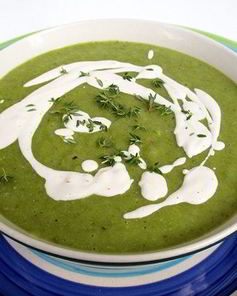 Суп из молодого гороха