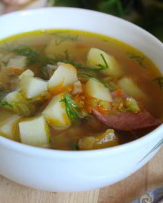 Суп из зеленого гороха в мультиварке