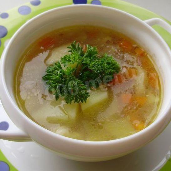 Рецепт гречневого супа без мяса с галушками постный