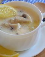 Грибной суп с плавленым сыром