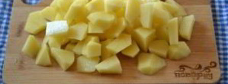 грибной суп с плавленым сыром. Шаг 2