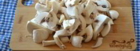 грибной суп с плавленым сыром. Шаг 3