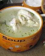 Капустный суп с курицей