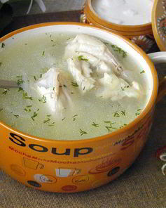 Капустный суп с курицей