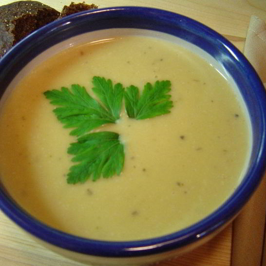 Рецепт картофельного супа с пореем