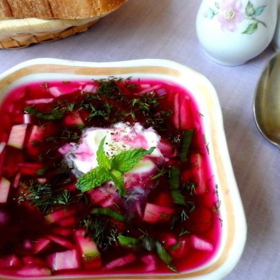 Рецепт холодника иза свекл