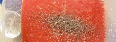 холодный томатный суп. Шаг 2