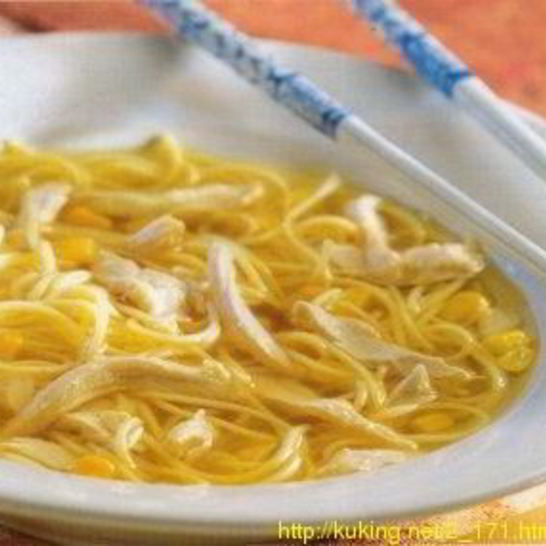 Рецепт китайского куриного супа с кукурузой