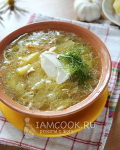 Классический грибной суп