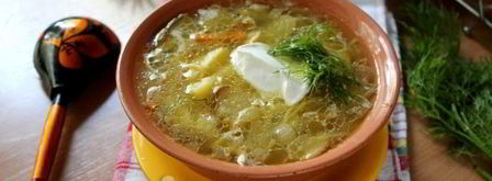 классический грибной суп. Шаг 14