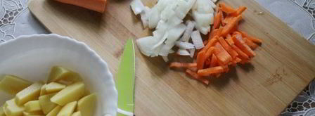 классический грибной суп. Шаг 8