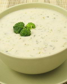 Крем-суп из брокколи с плавленным сыром
