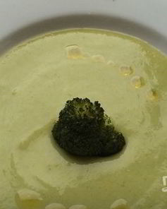 Крем-суп из брокколи с плавленым сырком