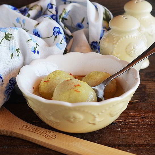 Рецепт куббе-супа с манными клецками, фаршированными мясом