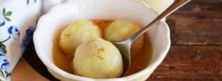 куббе-суп с манными клецками, фаршированными мясом. Шаг 13