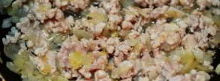 куббе-суп с манными клецками, фаршированными мясом. Шаг 4