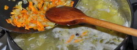 куриный суп с белой фасолью. Шаг 4