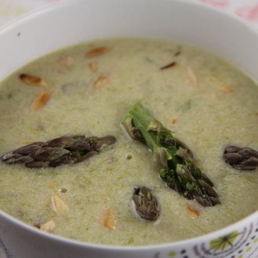 Легкий суп из спаржи