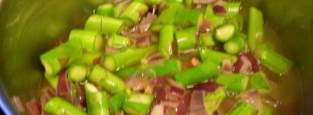 легкий суп из спаржи. Шаг 4