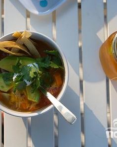 Мексиканский куриный суп