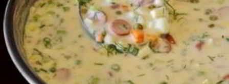 окрошка классическая на кефире. Шаг 7