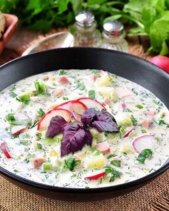 Окрошка классическая на минералке